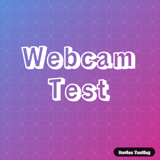 Webcam Test
